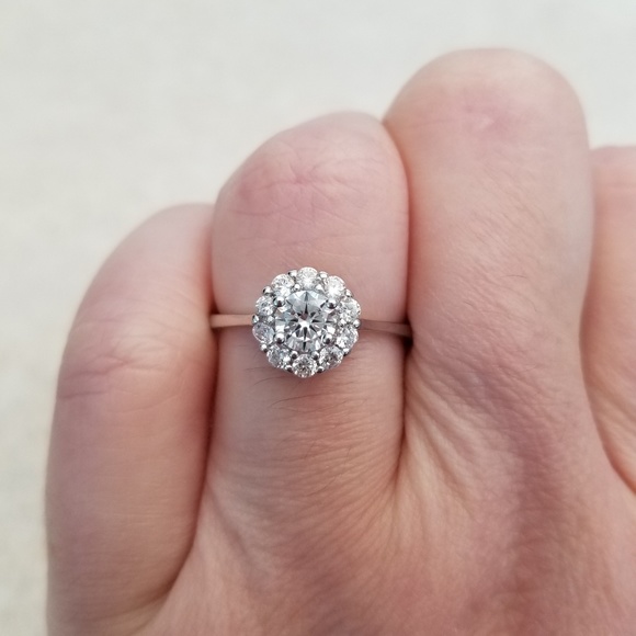 0.8ct TW Sterling Ring - Picture 8 of 8